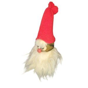 Vintage Swedish Gnome Christmas Decoration Handmade Wooden Santa Tomte VL1009